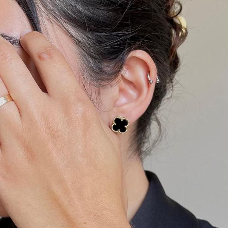 Black Clover Earring