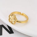 Gold Clover Ring