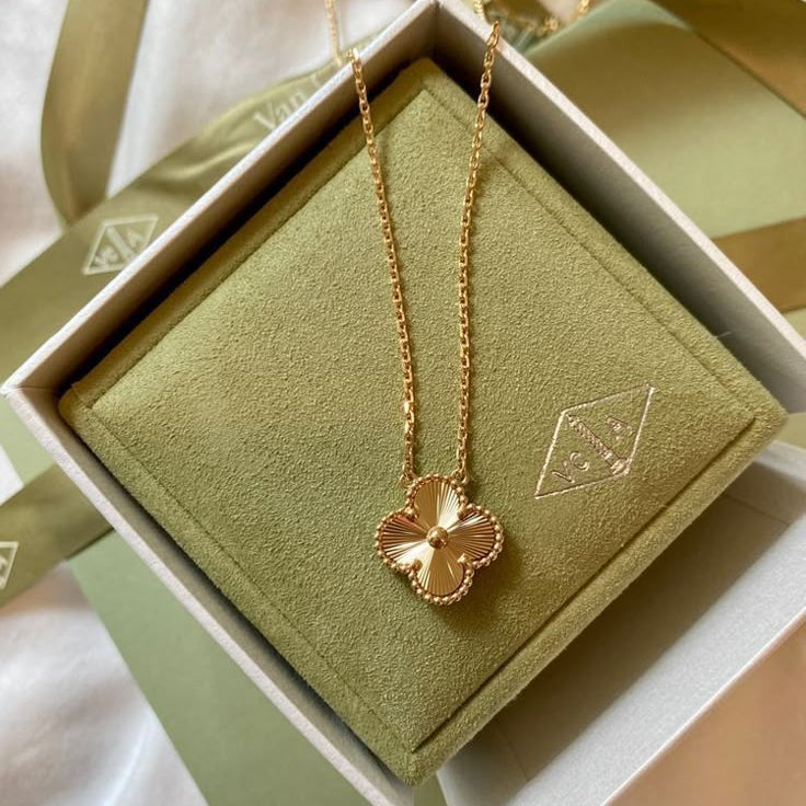 Golden Clover Necklace