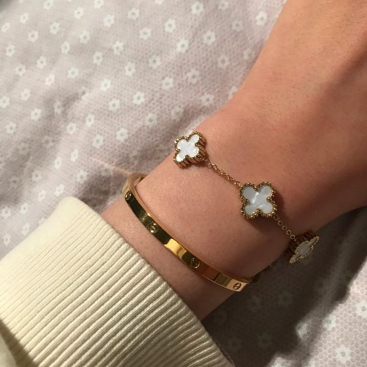 White Clover + Cartier Handcuffs